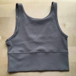 Lululemon Power Pivot Tank Top Ribbed - rhino